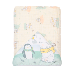 Toalha De Banho Soft Papi C/ Capuz Est 90cm X 80cm 01 Unidade