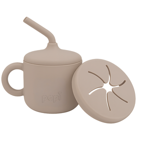 Copo De Silicone Papi Baby Tamanho Unico 02 Peças