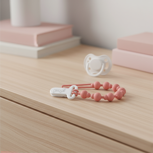 Prendedor De Chupeta De Silicone Papi Baby Tamanho único 01 Unidade
