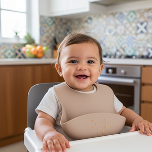 Babador De Silicone Papi Baby Tamanho Unico 01 Unidade