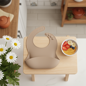 Babador De Silicone Papi Baby Tamanho Unico 01 Unidade