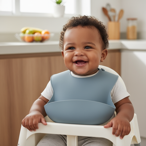 Babador De Silicone Papi Baby Tamanho Unico 01 Unidade