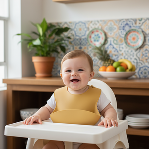 Babador De Silicone Papi Baby Tamanho Unico 01 Unidade