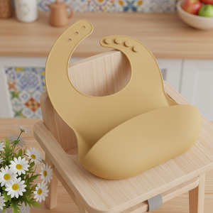 Babador De Silicone Papi Baby Tamanho Unico 01 Unidade