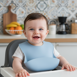 Babador De Silicone Papi Baby Tamanho Unico 01 Unidade