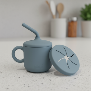 Copo De Silicone Papi Baby Tamanho Unico 02 Peças