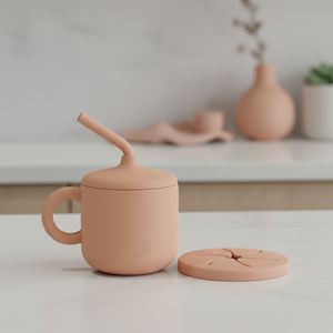 Copo De Silicone Papi Baby Tamanho Unico 02 Peças