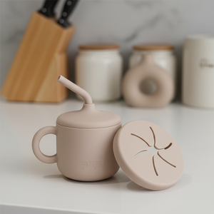 Copo De Silicone Papi Baby Tamanho Unico 02 Peças