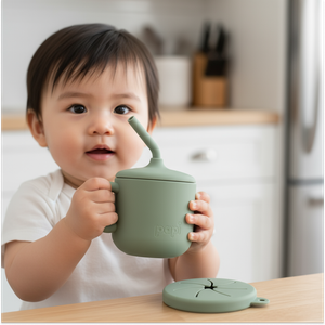 Copo De Silicone Papi Baby Tamanho Unico 02 Peças