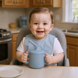 Copo De Silicone Papi Baby Tamanho Unico 02 Peças