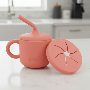 Copo De Silicone Papi Baby Tamanho Unico 02 Peças