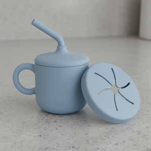 Copo De Silicone Papi Baby Tamanho Unico 02 Peças
