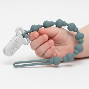 Prendedor De Chupeta De Silicone Papi Baby Tamanho único 01 Unidade