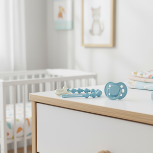 Prendedor De Chupeta De Silicone Papi Baby Tamanho único 01 Unidade