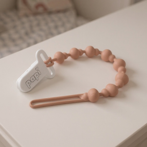 Prendedor De Chupeta De Silicone Papi Baby Tamanho único 01 Unidade