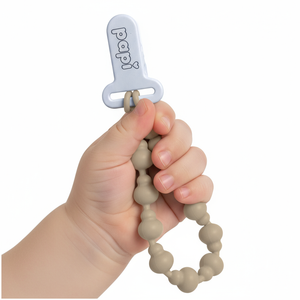 Prendedor De Chupeta De Silicone Papi Baby Tamanho único 01 Unidade