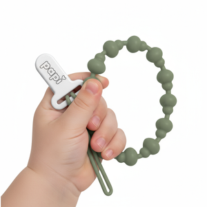 Prendedor De Chupeta De Silicone Papi Baby Tamanho único 01 Unidade