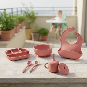 Kit Papinha De Silicone Papi Baby Tamanho único 7 Peças