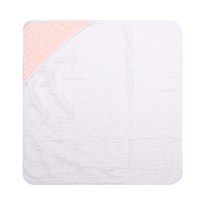 Toalha De Banho Papi Soft Com Capuz Estampada 80cm X 80cm Contem 01 Un