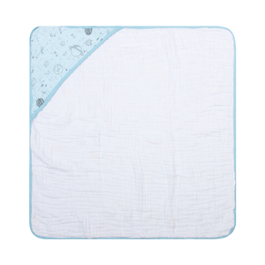 Toalha De Banho Papi Soft Com Capuz Estampada 80cm X 80cm Contem 01 Un