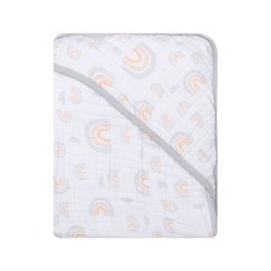 Toalha De Banho Papi Soft Com Capuz Estampada 80cm X 80cm Contem 01 Un
