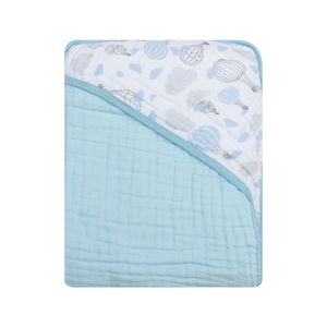 Toalha De Banho Papi Soft Tinta Com Capuz Estampado 80cm X 80cm 01 Unidade
