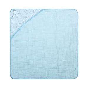 Toalha De Banho Papi Soft Tinta Com Capuz Estampado 80cm X 80cm 01 Unidade