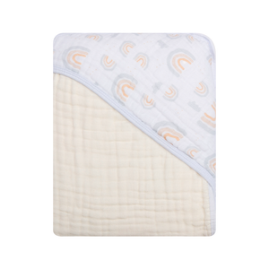 Toalha De Banho Papi Soft Tinta Com Capuz Estampado 80cm X 80cm 01 Unidade