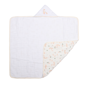 Toalha De Banho Papi Soft Com Capuz Bordado 90cm X 75cm Contem 01 Un