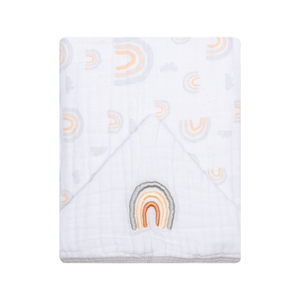 Toalha De Banho Papi Soft Com Capuz Bordado 90cm X 75cm Contem 01 Un