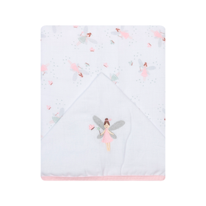 Toalha De Fralda 1 Camada Papi Soft C/ Capuz Bordado 1,10m X 90cm Contem 01 Un 