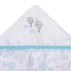 Toalha De Fralda 1 Camada Papi Soft C/ Capuz Bordado 1,10m X 90cm Contem 01 Un 