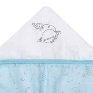 Toalha De Fralda 1 Camada Papi Soft C/ Capuz Bordado 1,10m X 90cm Contem 01 Un 