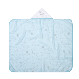 Toalha De Fralda 1 Camada Papi Soft C/ Capuz Bordado 1,10m X 90cm Contem 01 Un 