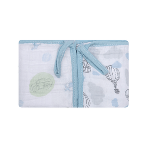 Paninho De Boca Papi Soft Com Prendedor De Chupeta Estampado 40cm X 40cm 02 Un