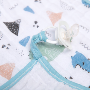 Naninha Papi Soft Com Prendedor De Chupeta Caixa 30cm X 30cm 01 Unidade
