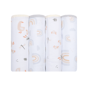 Fralda Papi Soft Estampada 70cm X 70cm 04 Unidades