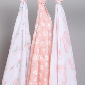 Cueiro  Swaddle Papi Soft Estampado 1,0m X 80cm Contem 03 Un