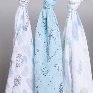 Cueiro  Swaddle Papi Soft Estampado 1,0m X 80cm Contem 03 Un