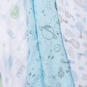 Cueiro Swaddle Papi Soft Estampado 80cm X 80cm Contem 03 Un