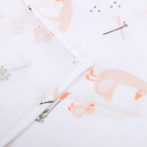 Fralda Papi Soft Estampada Com Bainha 68cm X 68cm Caixa Contém 05 Un