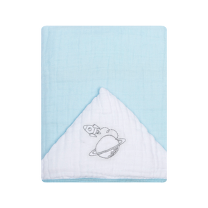 Toalhão De Banho Papi Soft Tinta Com Capuz Bordado 1,05m X 80cm 01 Unidade