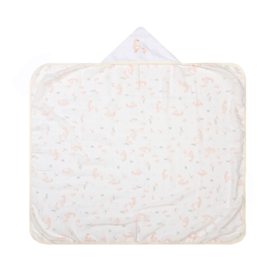 Toalha De Fralda 1 Camada Papi Soft C/ Capuz Bordado 1,10m X 90cm Contem 01 Un 