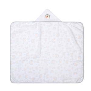 Toalha De Fralda 1 Camada Papi Soft C/ Capuz Bordado 1,10m X 90cm Contem 01 Un 