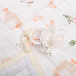 Paninho De Boca Papi Soft Com Prendedor De Chupeta Estampado 40cmx 40cm 03 Unidades