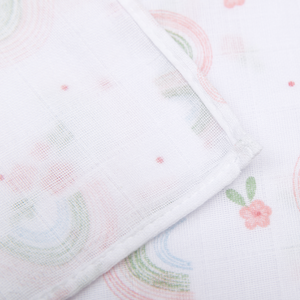Fralda Papi Soft Estampada Com Bainha 68cm X 68cm Caixa Contém 05 Un