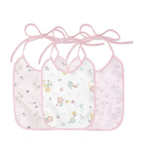 Babador Felpudo Papi Estampado 25cm X 19cm Contem 03 Un