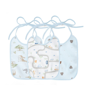 Babador Felpudo Papi Estampado 25cm X 19cm Contem 03 Un