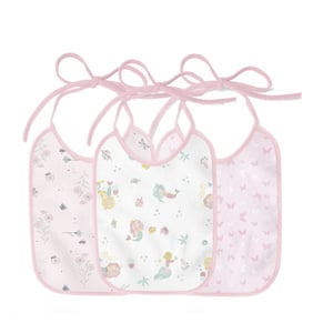 Babador Felpudo E Plastificado Papi Estampado 25cm X 19cm Contem 03 Un