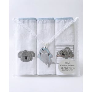 Fralda Gifts Papi Friends 70cm X 70cm Contem 03 Un
